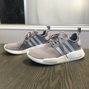 RARE Adidas NMD R1 Grey & White Size 5 Juniors